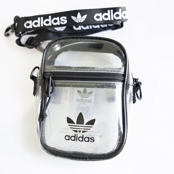 Adidas Clear Festival Crossbody Bag - Stadium Purse - Picture 1 of 7